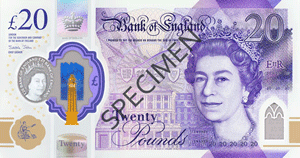 Великобритания: введена в обращение новая банкнота 20 фунтов стерлингов выпуска 2020 года