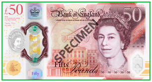 Великобритания: введена в обращение новая банкнота 50 фунтов стерлингов выпуска 2021 года